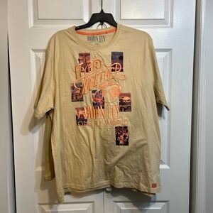 Born Fly T Shirt Sweats Short Set Men’s Size 3XL Tee & 2X Shorts One Fly World